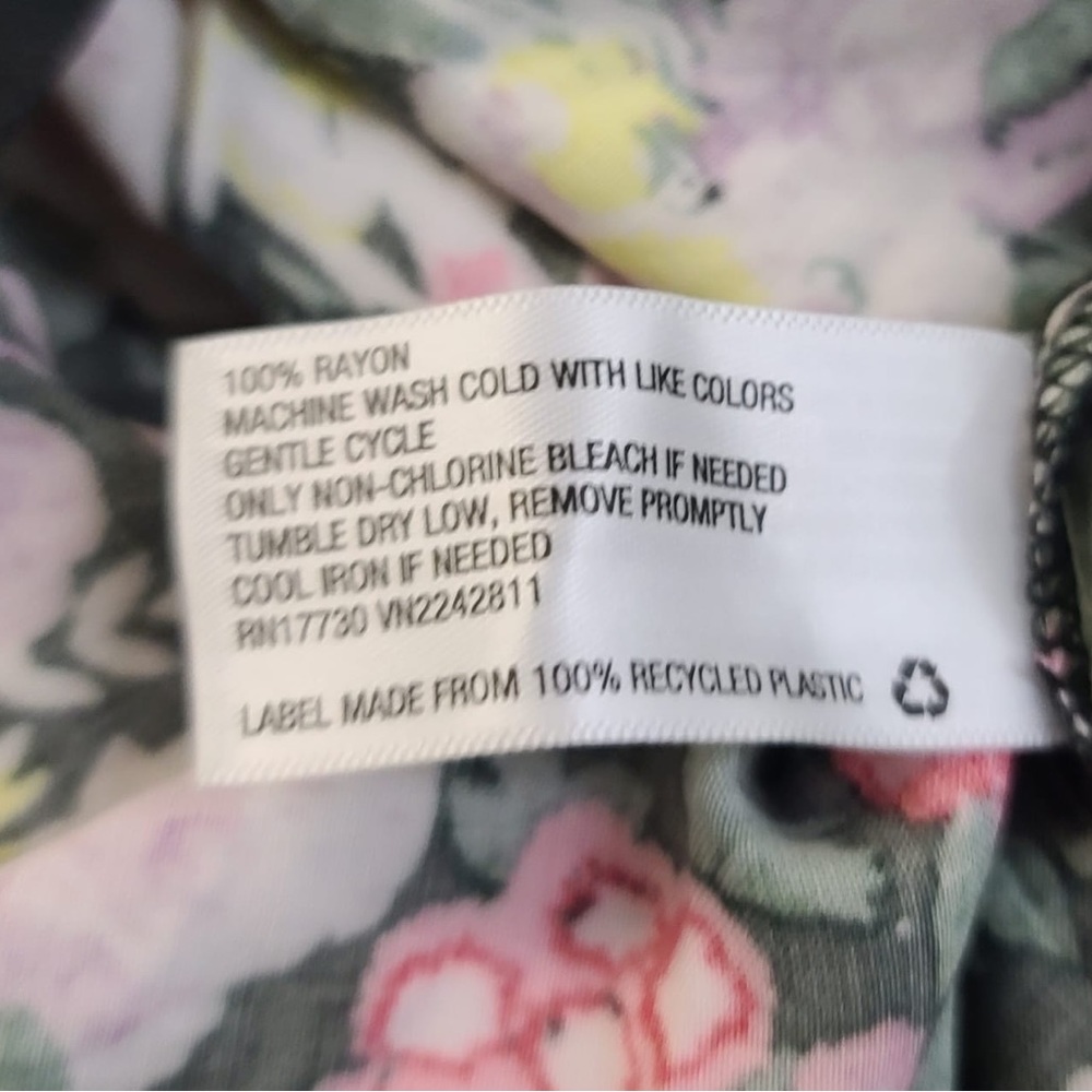wild fable Black Floral Midi Slip Dress - Picture 6 of 7